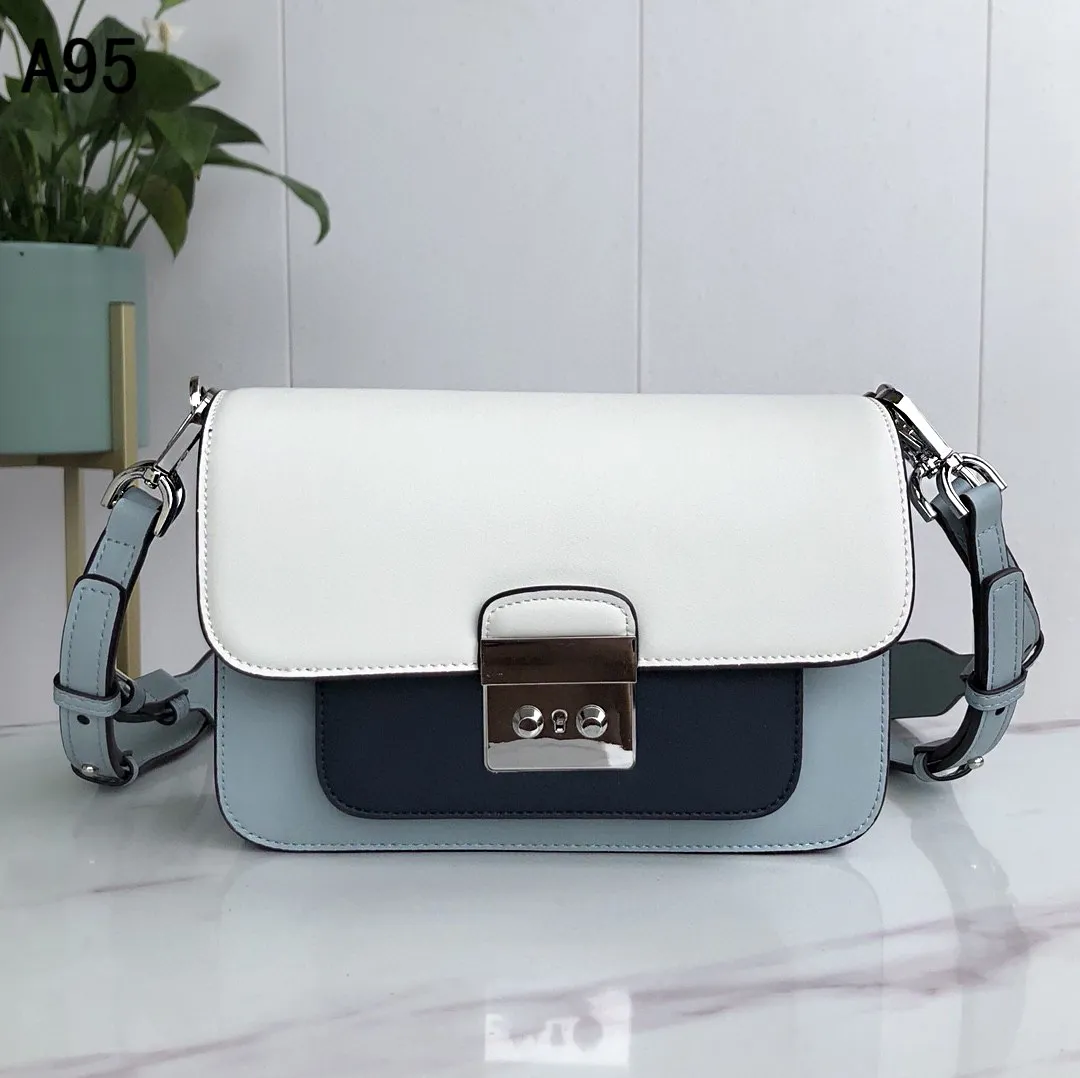 2021 new Fashion color scheme Woman Shoulder Bag Genuine Leather luxurys designers bags handbag Ladies Small Square Bag Messenger Bag