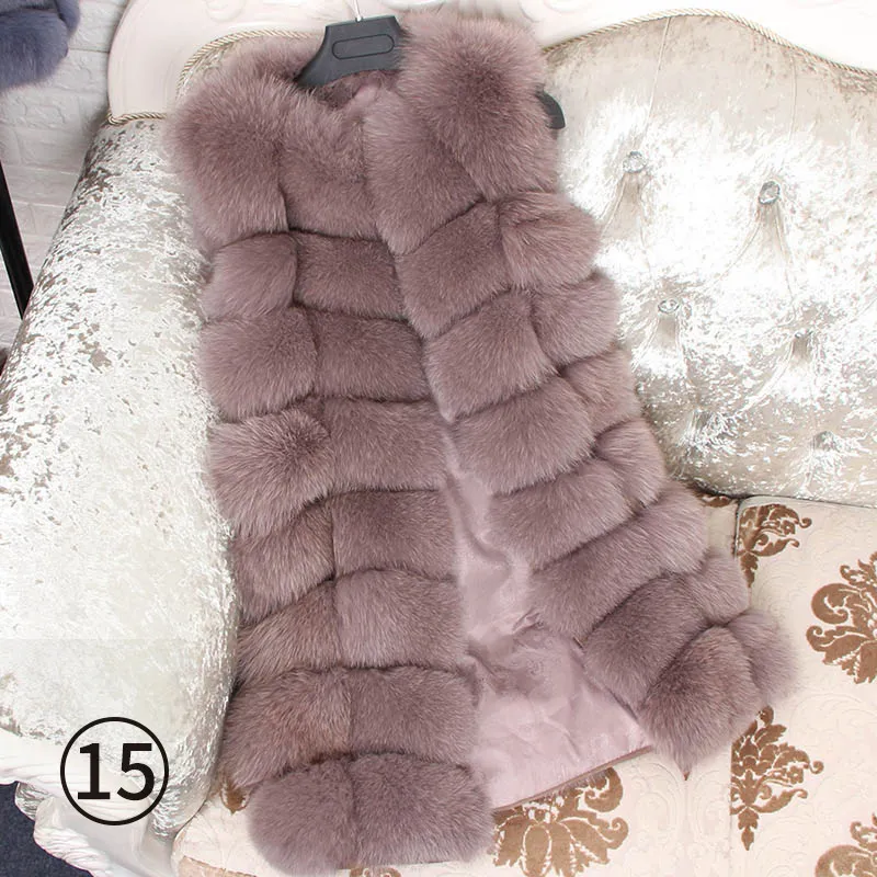 Plus size online fur waistcoat