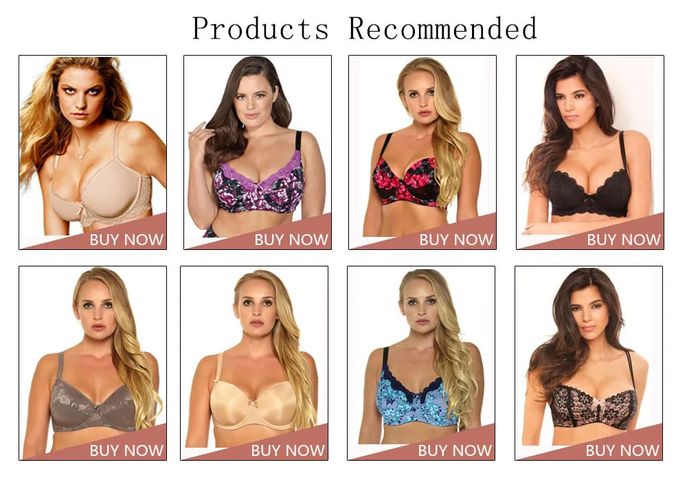 Women Big Breast Bra Sexy Lacy Women Bra 3/4 Cup Underwire Push Up