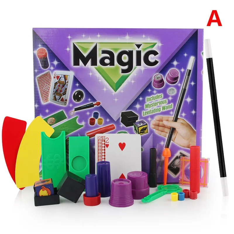 Смешные дети магические реквизиты игры шоу игрушки подарок простой творческий маг комплект комплект
