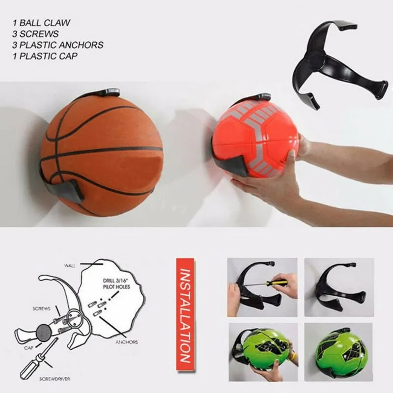 1pc Soporte De Almacenamiento De Balones De Baloncesto, Soporte  Multifuncional De Voleibol Y Fútbol
