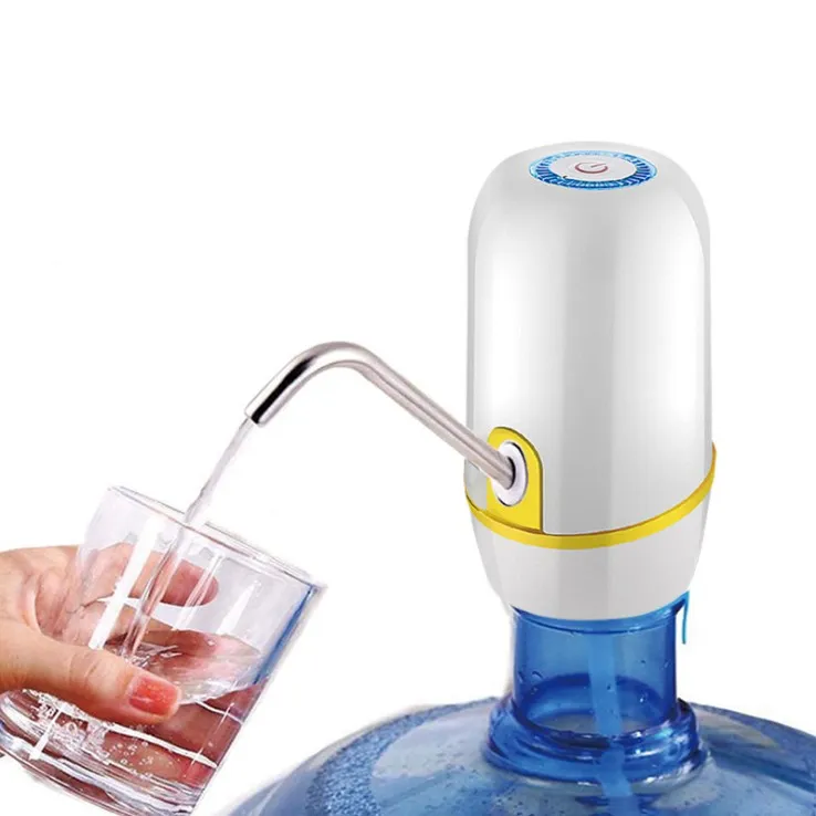 USB Laddning Automatisk dricka Auto Vatten Dryckespump Vattenfat Dispenser Bärbar Elektrisk Flaskbrytare För Universal 5 Gallon