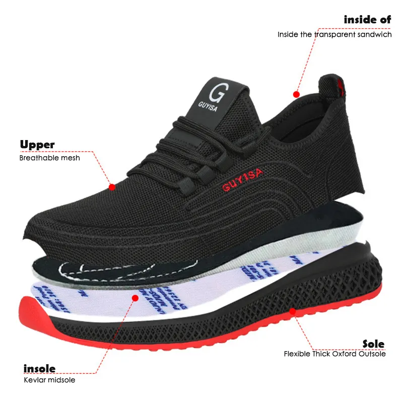 Immortal Metal Toe Ultrabold Safety Shoes For Men Indestructible