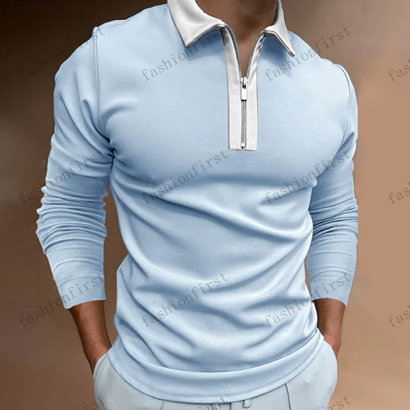 Camicia di eleganza retrò per uomo T-shirt a strisce T-Shirt Plaid Strisce Stampa a righe Zipper Abbigliamento Colore Abbigliamento Colore Controllo del contrasto Pattern Tees Primavera Europa Dimensioni manica lunga