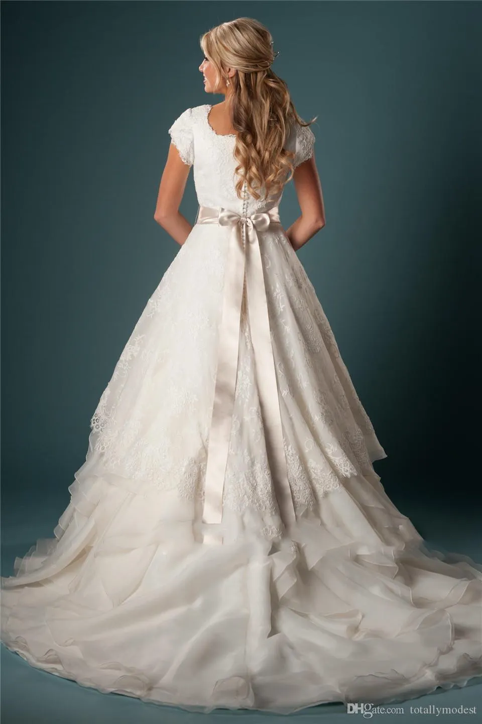 LDS Wedding Gowns; Types of Bustles – LDS Wedding Planner
