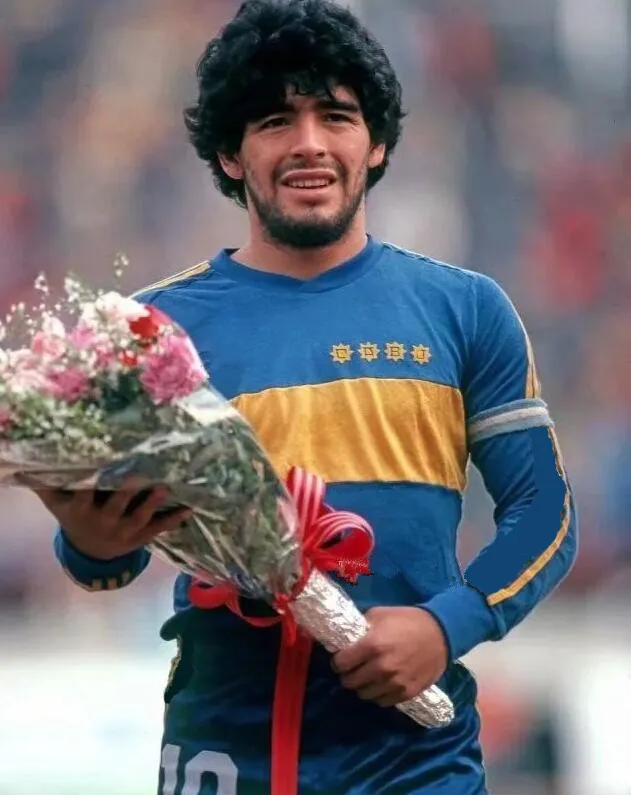 Soccer Jersey Maradona Boca Shirt Long Sleeve Football Soccer