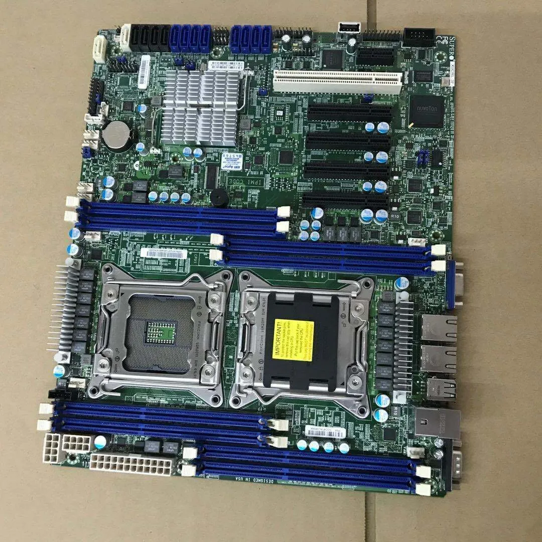 اللوحات الأم X9DRL-3F Dual Mainboard 2011 PIN X79 مع Remote