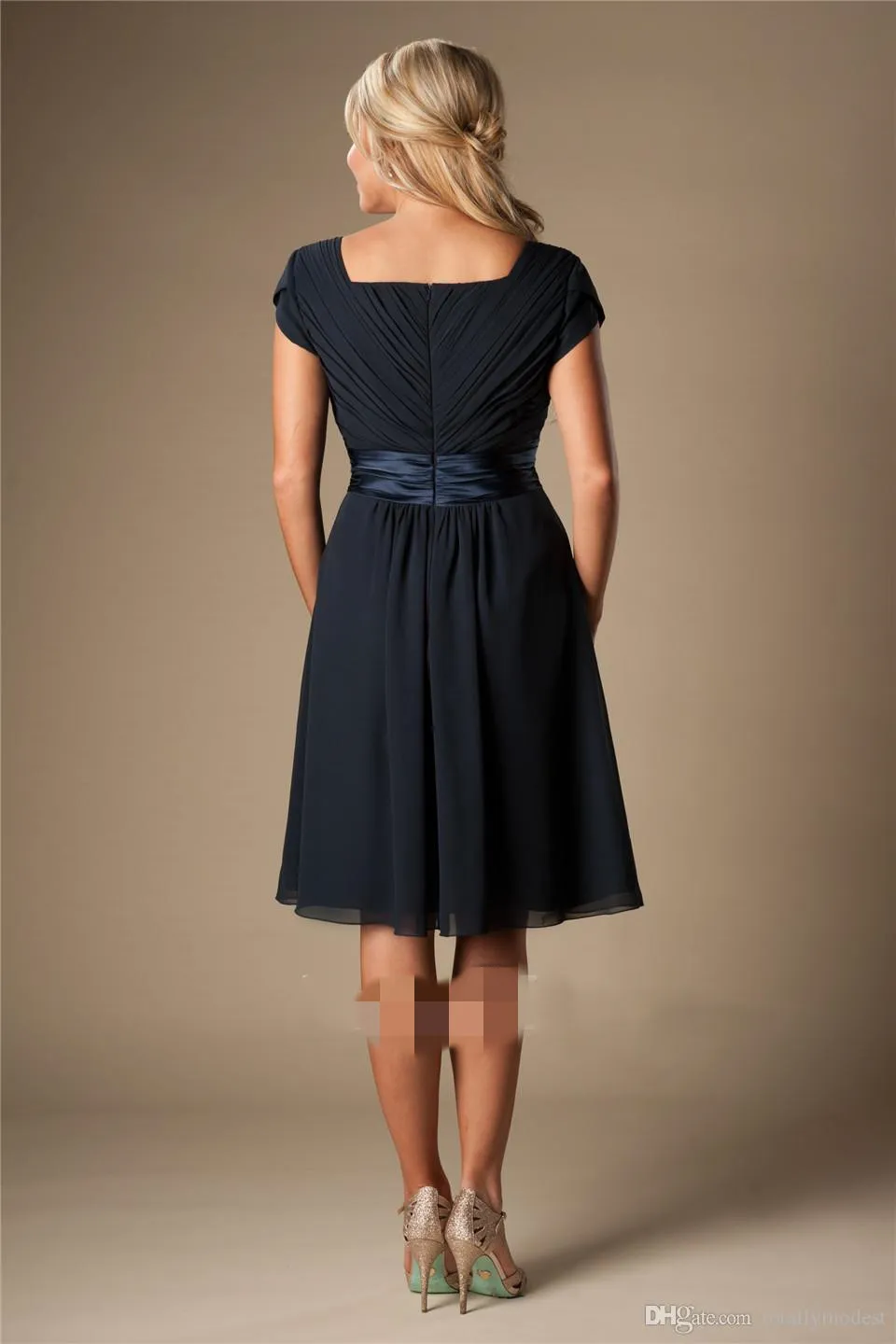 knit shift dress Black Rib Knit Contrast Collar Mini Shift Dress