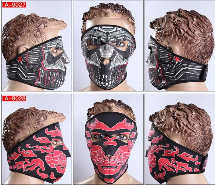 Tactical Hood Mask Neopren Full Face Masks Dustproof Camo Cycling