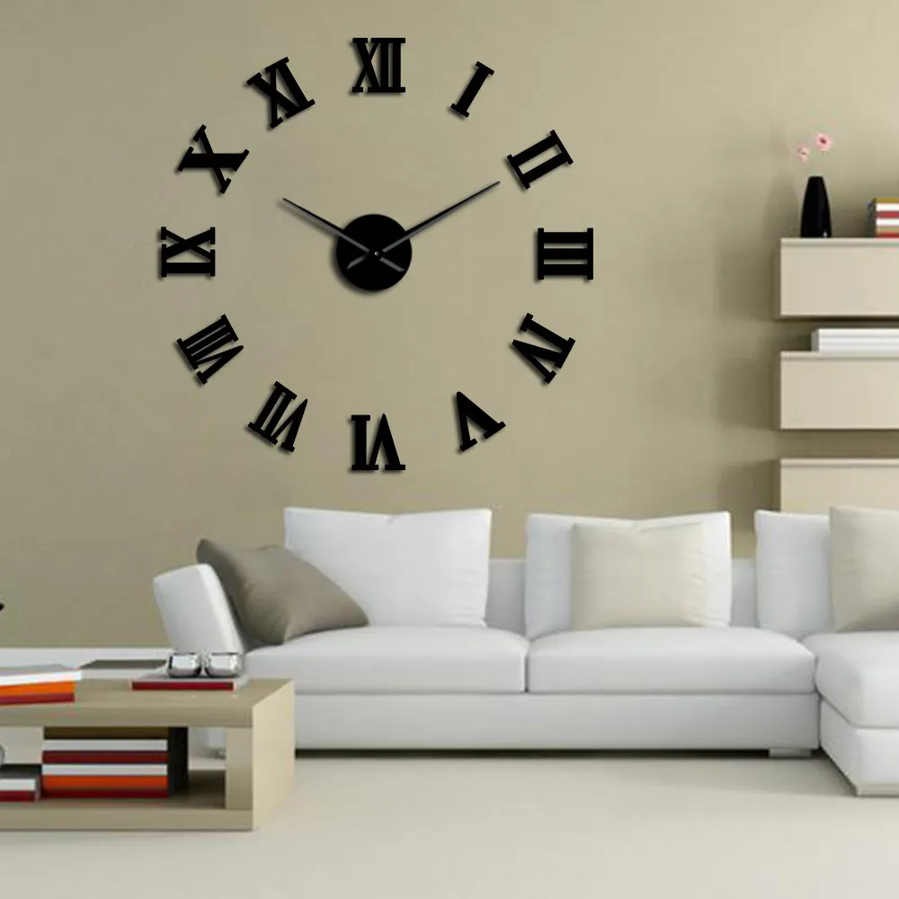 Co-t Handmade Roman Numeral Wall Clock - Classic Timeless Design, Ultra