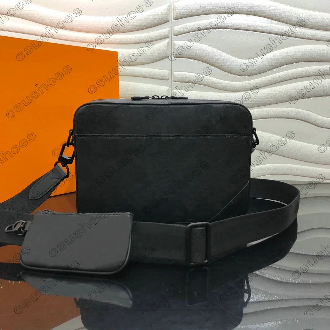 M69827 Duo Shadow Leder Messenger Set Tasche SPRINTER Soft Mono Herren Umhängetasche 2 Stück Taschen Mann Umhängetasche Geprägte Geldbörse