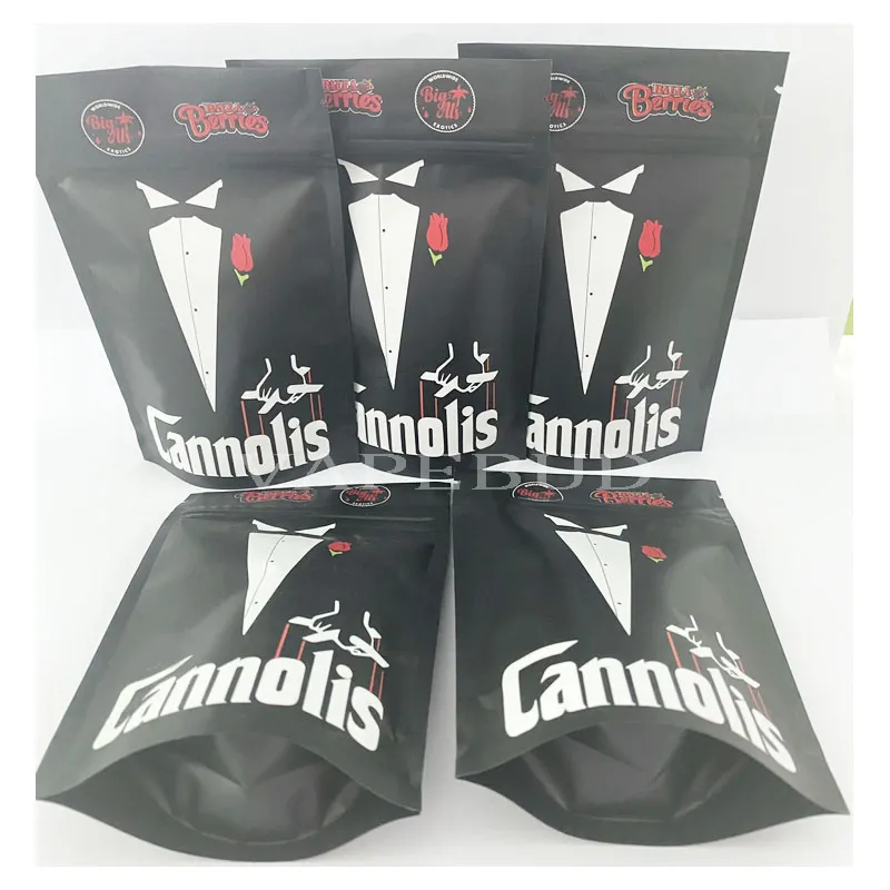 Cannolis Balla bär Förpackning Plastpåsar Backpack Boyz 3.5g Skämt upp Vit Runtz Anpassad Mylar Väska Tryckt Luktsäker