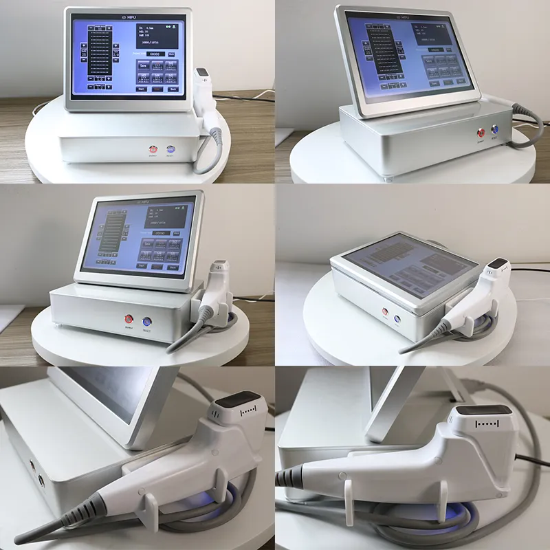 Nieuwste HIFU Machine Body Slimming 3D SMAS Geconcentreerde ultrasone witte schoonheid apparatuur voor gezicht opheffende huidverstrakking