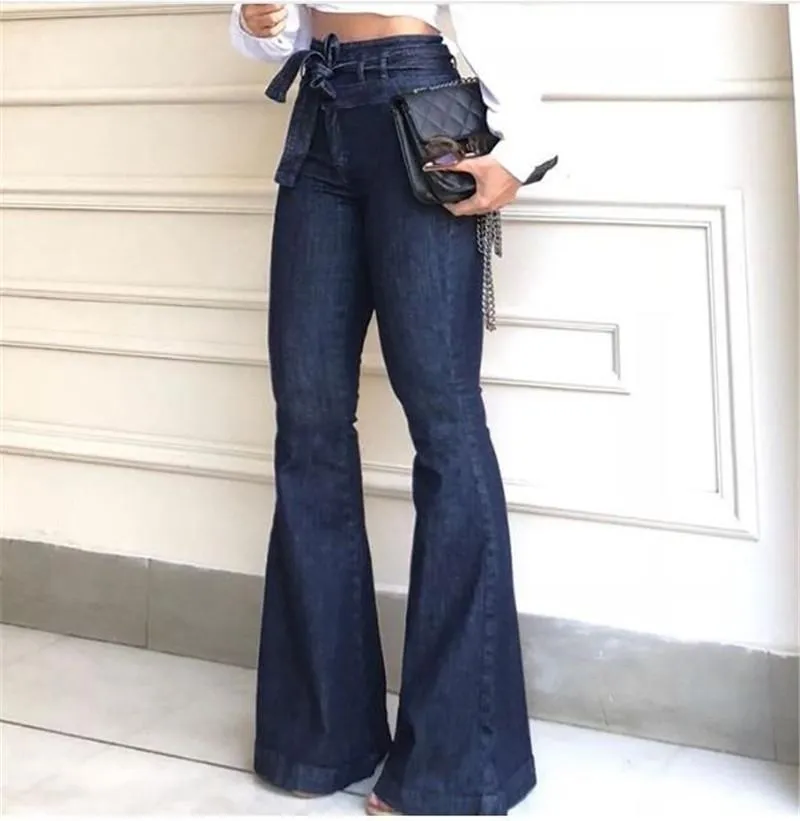 Ladies flare leg jeans 2025