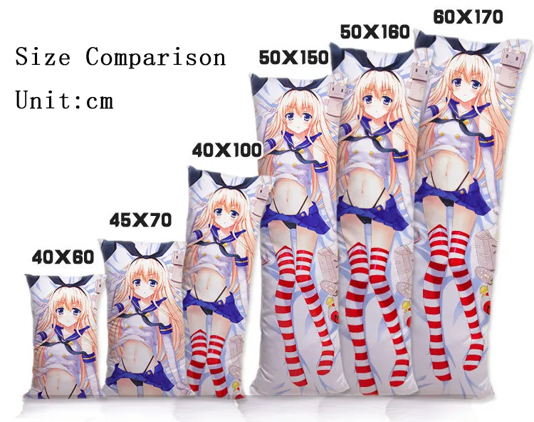 Hot Anime Menhera Chan Manga Otaku Hugging Body Decorative Pillow Cover  Case Dakmakura Pillowcases Menhera 60 x 20 inches(150cm x 50cm)