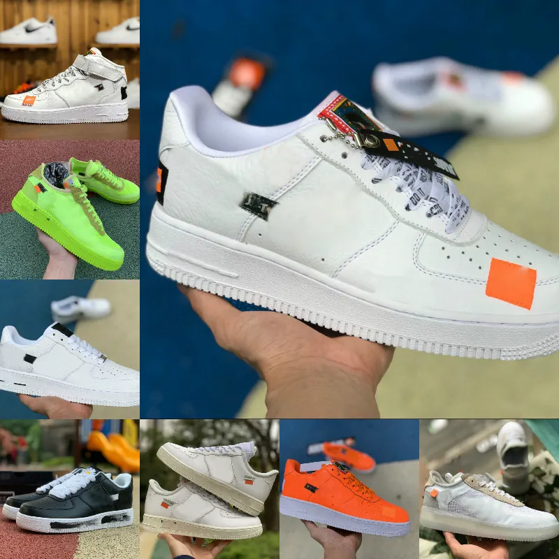 Nike Air Force 1 one airforce Shoes Vendite calde 2021 Beat Designers Scarpe Vintage New Forces Skate Sneakers Triple Nero Bianco Marrone Lino Arancione