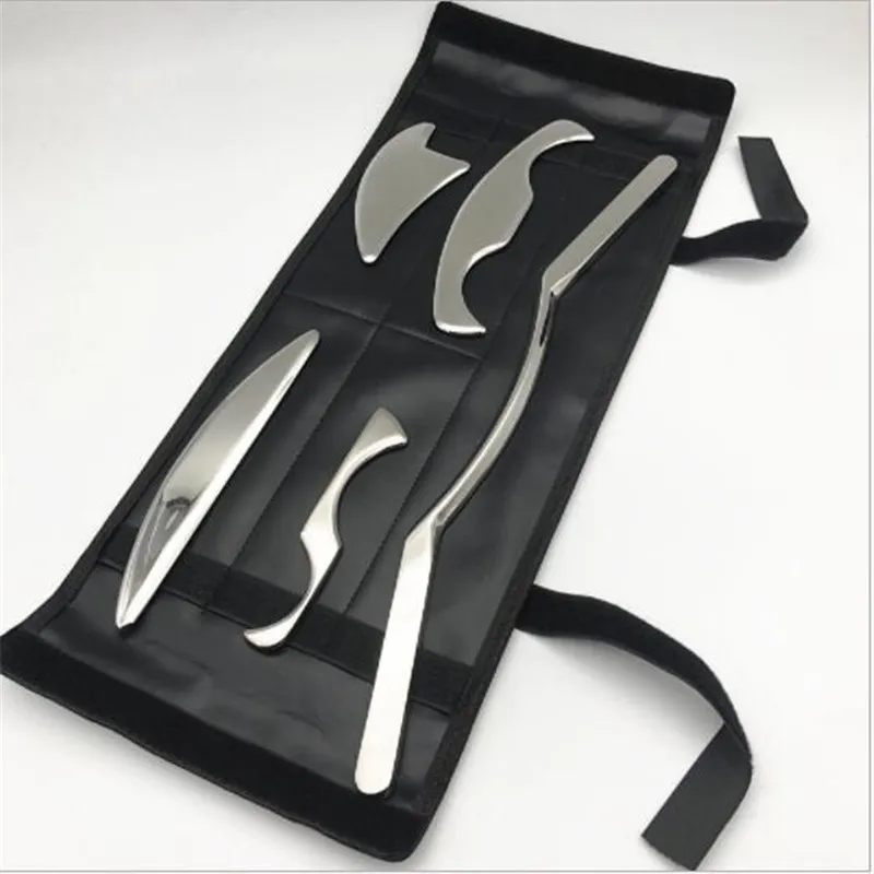 Ensemble d'outils de Massage thérapeutique IASTM, 5 pièces, Massage des tissus profonds, récupération du Fascia, Massage musculaire, planche à gratter Gua Sha, grattoir Gua Sha