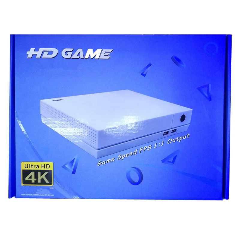 HDGame Console 4K TV Video hdgame Console Supporto TV Out in grado di memorizzare 800 giochi per giochi GBA FC MD con scatola al dettaglio