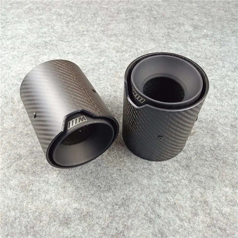 1 Pcs Carbon Fiber Exhaust pipe For M135i M140i M235i M240i M335i M340i M435i M440i M2 M3 M4 M5 F80 F82 F83 F87 F90 Muffler Tip Nozzles