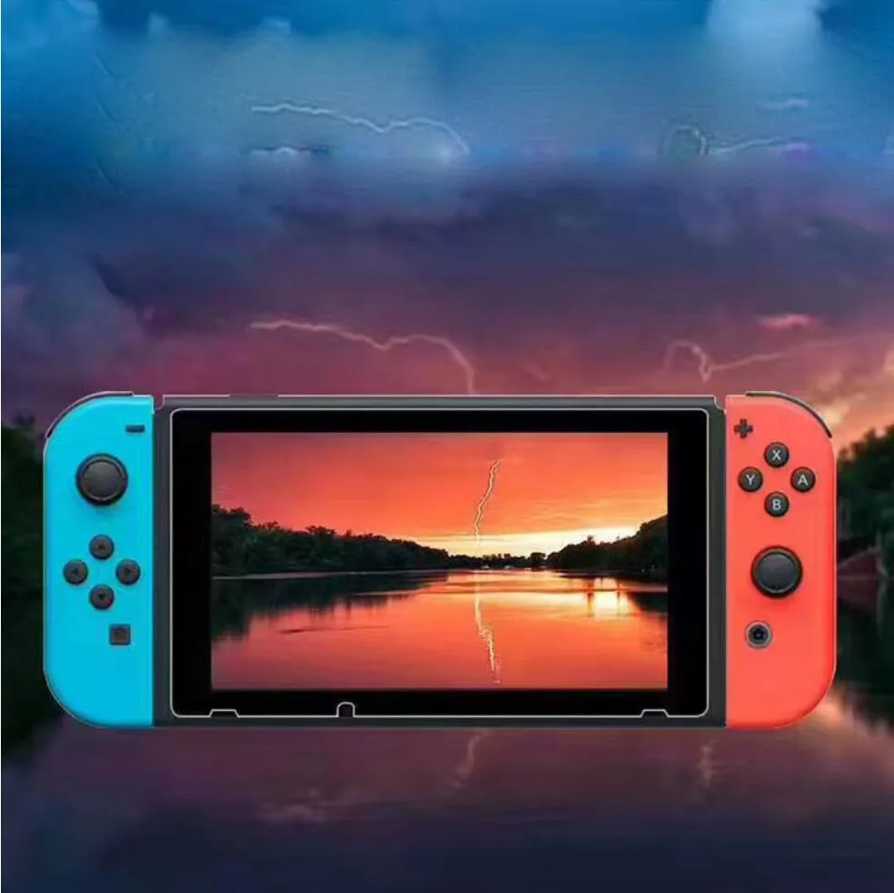 2,5D 9H Console Consola ns Härdat glas för Nintendo Switch Tempered Glass Skärmskydd Skyddsfilm