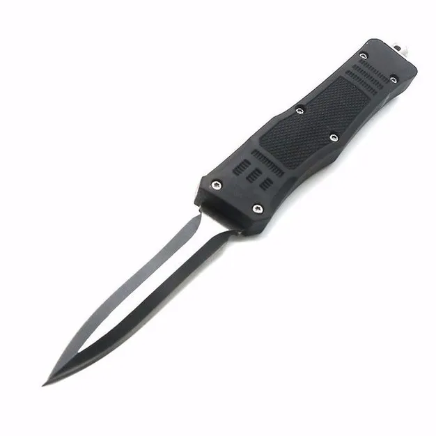Mict 616 7 inç 7 inç Siyah 8 Modeller Blade Çift Eylem Taktik Otomatik Otomatik Kamp Avcılık Katlanır Bıçaklar Noel Hediye Bıçaklar