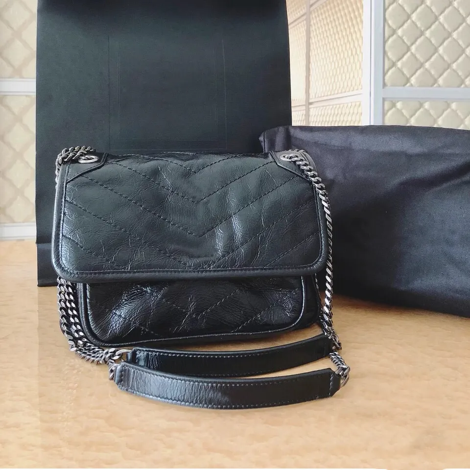 2021 luxury designer handbag envelope bag lady bag chain shoulder bag high quality postman messenger female classic niki