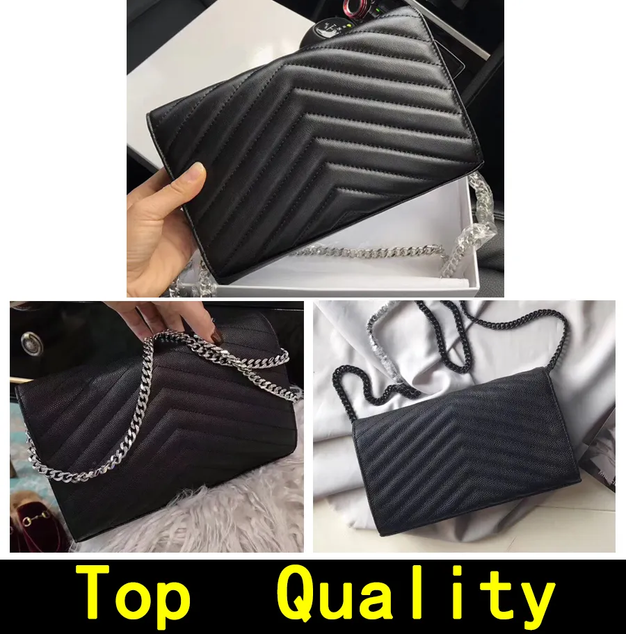 bolsa de grife bolsa de ombro de alta qualidade bolsa de couro genuíno bolsa crossbody bolsa de grife de luxo Top 5A cadeia de metal bolsas de luxo bolsas femininas mensageiro