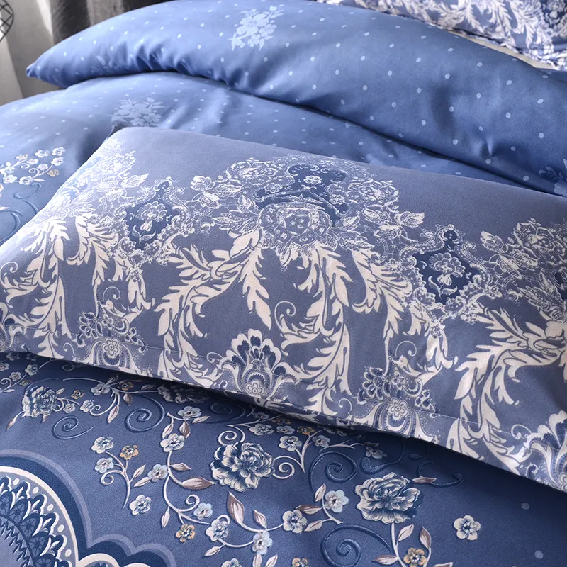 Lace pattern Bedding Set 3pcs2pcs Duvet Cover Pillowcase Pillow Sham Home Textile Adult King Queen Size No Sheet No Fillers (15)