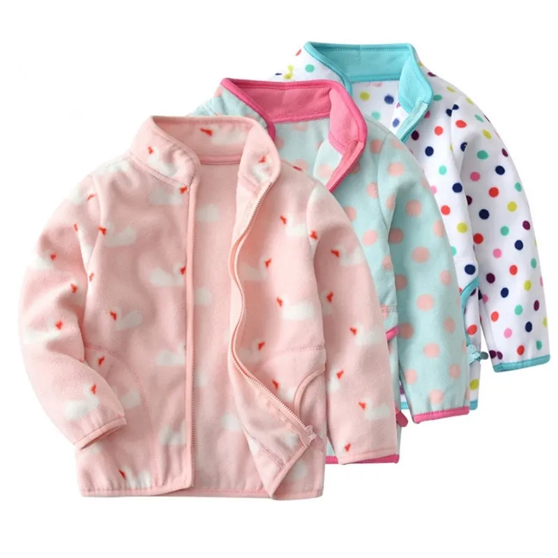 Bébé filles manteaux enfants vestes polaires décontractées vêtements mode automne enfants coton vestes à manches longues garçons sport cardigan 201106