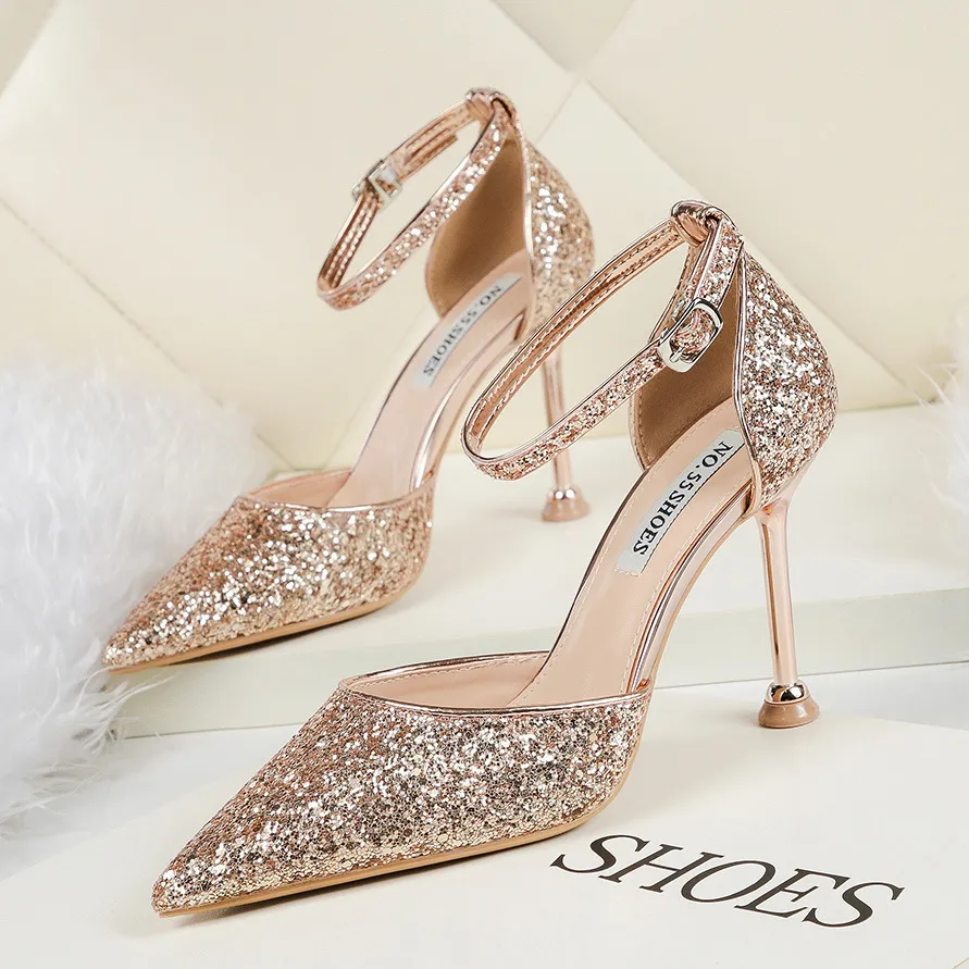 Amazon.com | YDN Women's Open Toe Stiletto High Heel Sandals Fringe Tassel  Ankle Strap with Back Zipper Elegant Party Dress Prom Shoes Size 4 Black |  Shoes