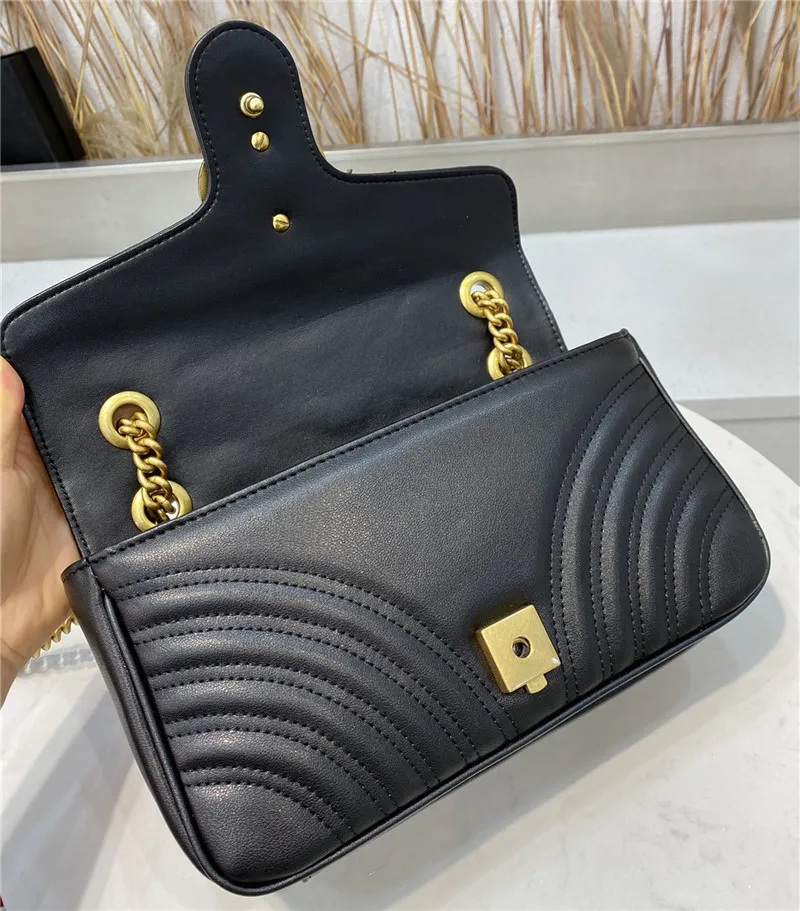 2021 hot solds womens bags handbags purses high quality Handbag soft Genuine Leather women Shoulder Bags Come with BOX GB71