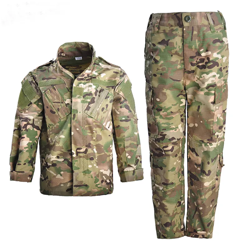 Niños Paquete 13 Camuflaje Militar Disfraz Soldado (Camisa Pantalones  Chaqueta