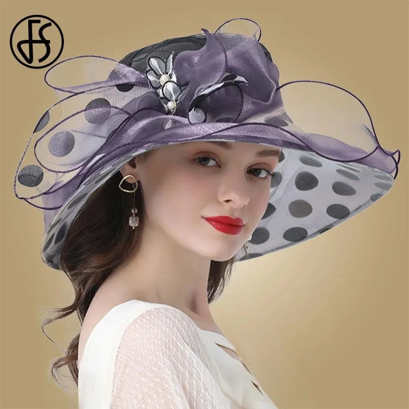 Boutique | Fur Brimmed Wool Hat w/ Organza Flowers Marion main image 4