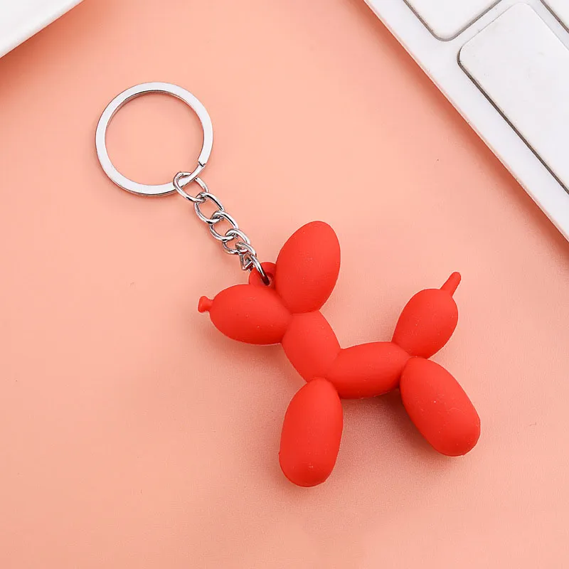 Fashion Creative Cartoon Balloon Dog Keychain Ring Men and Women Couple Key Chain Sac Pendentif 8978764