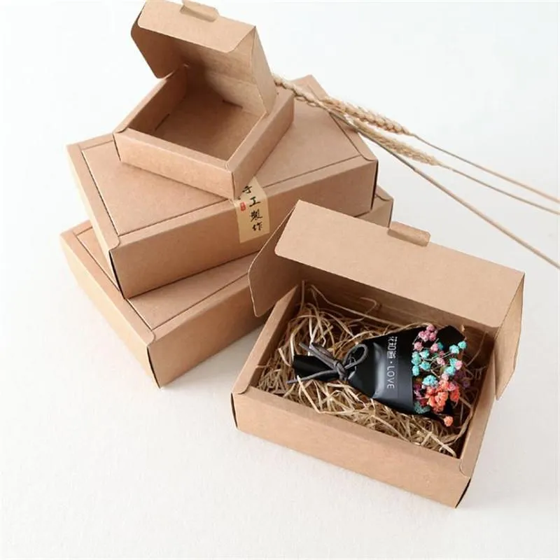 Papel Kraft marrón para envolver regalos, Material de embalaje