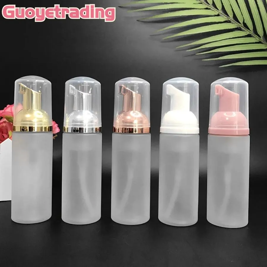 Wholesale 50ml Foam Bottle Facial Cleanser Mousse Bottles Empty Packing PET  Frost Lotion Foaming Dispenser Soap Cosmetic Packaging Container Pink  Silver Rose Gold White From Guoyetrading, $1.37