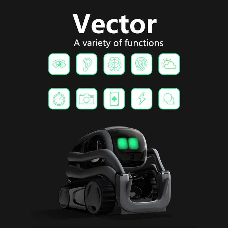 Smart Voice Activated Vector Desk Robot Car Toy For Kids Perfect