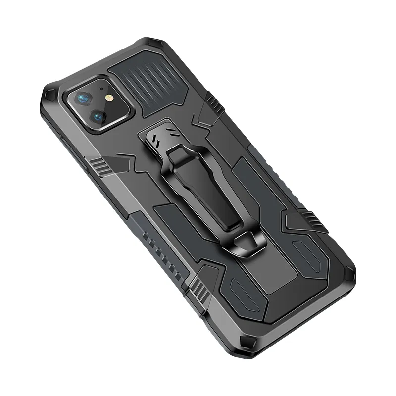 Anti Shock Case för Oppo A92 A72 A52 A9 A5 2020 A5S A7 A12 A3S Magnet Stativ Bumperväska Skydd på för Oppo A31 A11K A8 C1 C3 C2