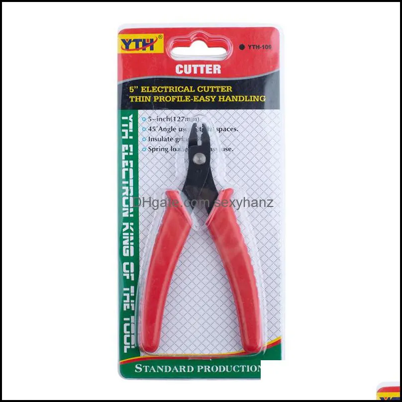 45# Carbon Steel Jewelry Pliers for Jewelry Making Supplies Crimper Pliers for Crimp Beads Red Crimping Pliers 12.8x8.3x0.9cm