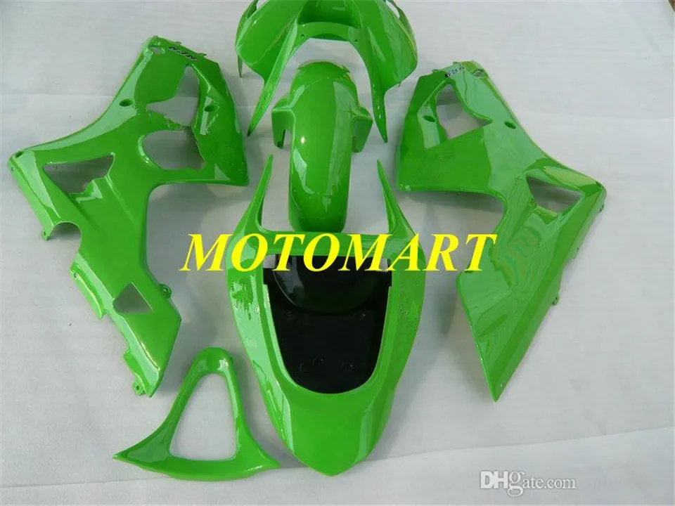 Kit carenatura per stampaggio ad iniezione per KAWASAKI NINJA ZX 6R 600CC 03 04 ZX6R 636 2003 2004 Set carenature verde moda ZX445