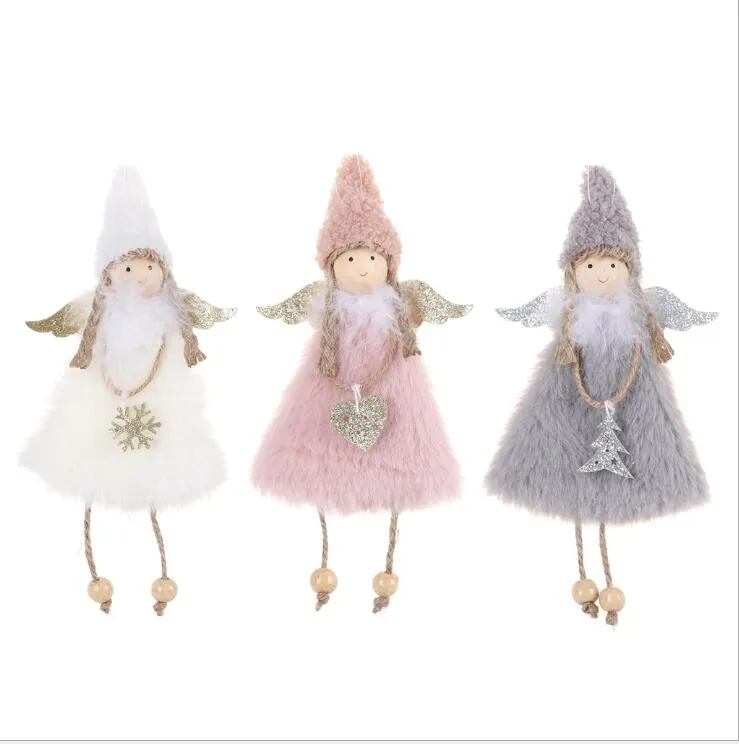 Hot new love angel Christmas decorations creative Christmas tree pendants children`s gifts home decoration DHL 