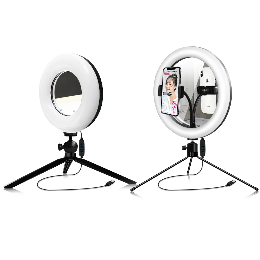 Brilliant Ideas Color-Changing Clip-On Selfie Ring Light Mirror | Urban  Outfitters Australia Official Site
