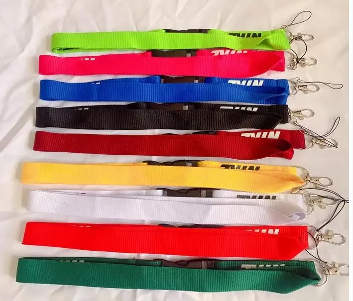Sport Team Detachable New Logo Lanyard Mobile Phone Straps Neck Lanyards for keys ID Card Cell Phone Holder Key chains 10pcs Wholesale 25MM Wide