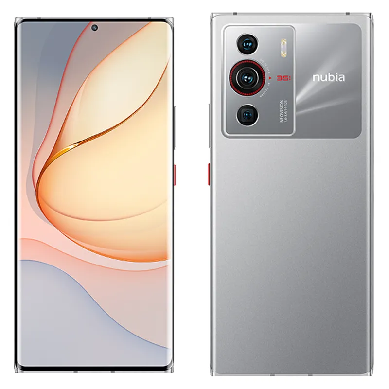 Oryginalny NUBIA Z40 PRO 5G Telefon komórkowy 12GB RAM 256PL 512GB ROM OCTA Core 64.0mp AI NFC Snapdragon 8 Gen 1 Android 6.67 "OLED Pełny ekran Identyfikator Palca Face Smart Telefon komórkowy