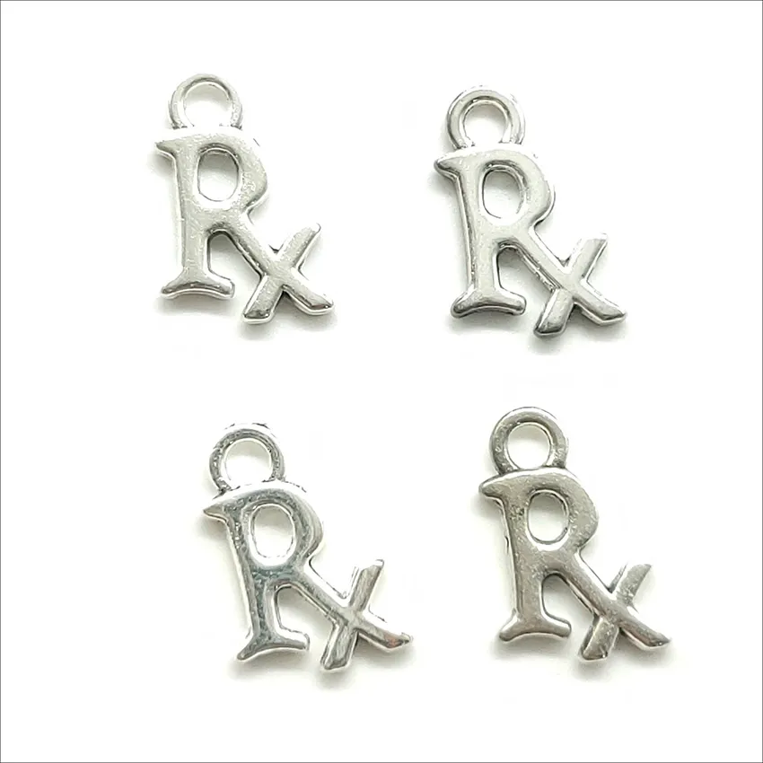 Lot 200PCS RX Brev Antik Silver Charms Hängsmycken Smycken Göra armband Halsband Örhängen 15 * 10mm DH0854