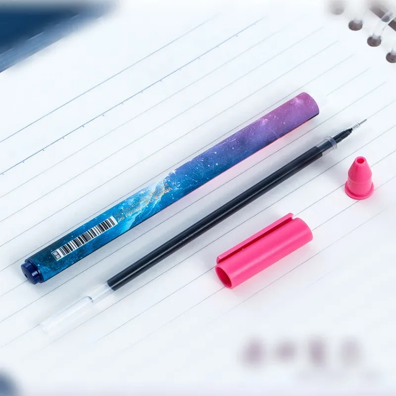 Wholesale Starry Black Constellation Erasable Gel Pens Set 12 Novelty 0.5mm  Pens For Students, Office, And School Supplies From Esw_home, $3.19