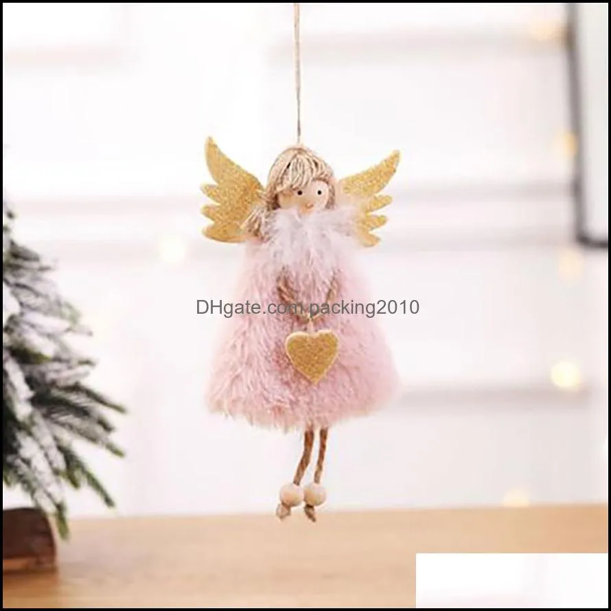 Xmas Tree Pendant Ornaments New Year Gifts Christmas Angel Dolls Christmas Decoration For Homea26a03236J