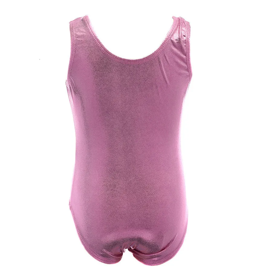 Collant infantil rosa Lycra Spandex sem mangas para meninas azul Ginástica Dancewear Criança dança bebê Preto Collant Trajes198m