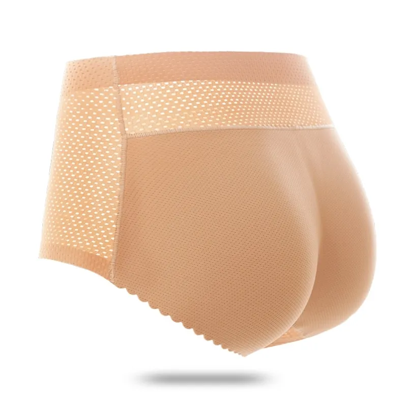 Lady Middle waist Sexy Padding Panties Bum Padded Butt lifter Enhancer Hip Push Up Panties Underwear Seamless Panties Buttocks 220307