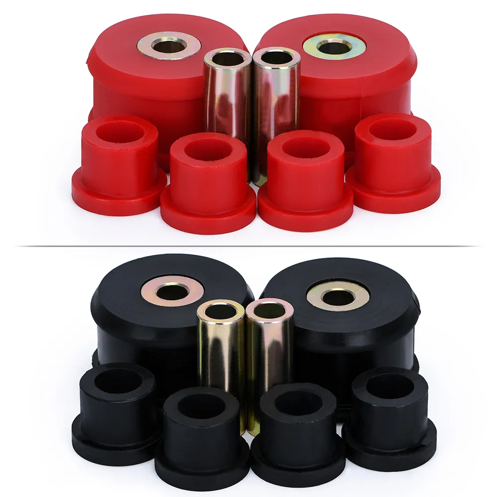 Front Control Arm Bushing Kit FOR VW Beetle 98-06 Golf 85-06 Jetta 85-06 Polyurethane BLACK RED PQY-CAB01263u